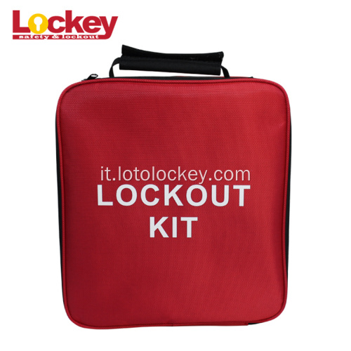 Tagout di blocco della custodia elettrica Lockey Personal Bag